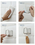 Self-Adhesive Kitchen Stainless Steel Sponges Holder