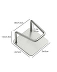 Self-Adhesive Kitchen Stainless Steel Sponges Holder
